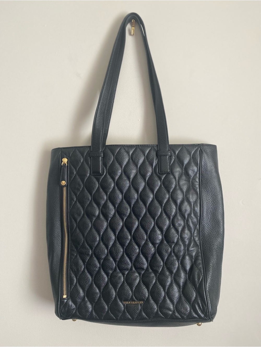 Vera Bradley Leah Tote Quilted Leather Carryall Quiet Luxury Chic Minimalist